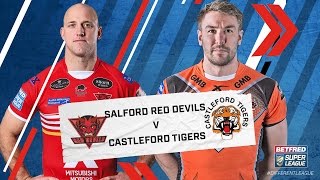 Salford Red Devils v Castleford Tigers 190317 [upl. by Naihs]