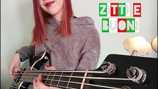 Måneskin  Zitti e Buoni  Eurovision 2021 Bass Cover amp TABS in description [upl. by Maguire]