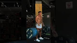 shoulder workout with dumbbells strong gym 💪 motivation shoulder shortsfeedgym shorts trending [upl. by Gardell]