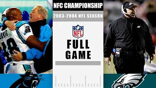 Carolina Panthers vs Philadelphia Eagles NFC Championship FULL GAME  2003 NFL Season [upl. by Atteyek]