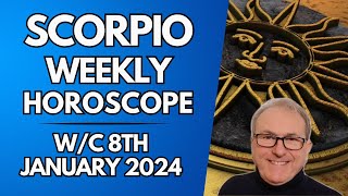 Scorpio Horoscope Weekly Astrology from 8th January 2024 [upl. by Marzi]