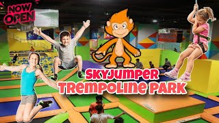 Skyjumper trampoline park noida ticket price  Adventure island trampoline park in Noida [upl. by Ilahsiav]