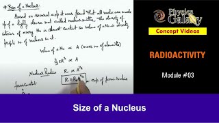 Class 12 Physics  Nuclear Stability  3 Size of a Nucleus  For JEE amp NEET [upl. by Ravahs720]