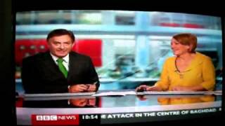 Weather presenter Tomasz Schafernaker gives the finger on BBC News blooper [upl. by Julita23]