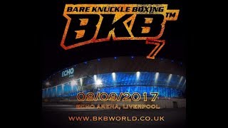 SWEENEY V GUILLARD WORLD BKB MIDDLEWEIGHT TITLE REMATCH BKB7 ECHO ARENA BARE KNUCKLE FIGHT [upl. by Iaverne190]