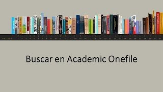 Buscar en Academic OneFile Informe Academico  Gale PowerSearch [upl. by Chae]