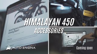 Premium Himalayan 450 accessories by Auto Engina  coming soon [upl. by Nelsen627]