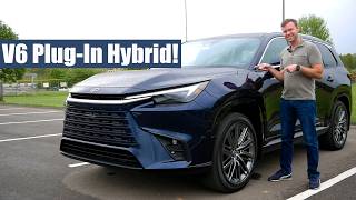 Review 2024 Lexus TX 550h  Is the V6 PlugIn Hybrid TX the Best [upl. by Schnur]