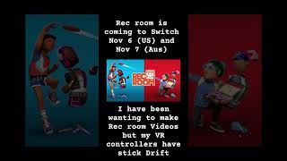 Rec room on Switch recroom november november6 november7th nintendoswitch switch recroomvideo [upl. by Aretina]