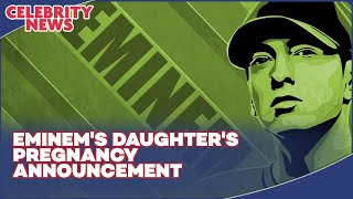 Eminems Daughters Pregnancy Announcement in Temporary Music Video [upl. by Enirehtac]