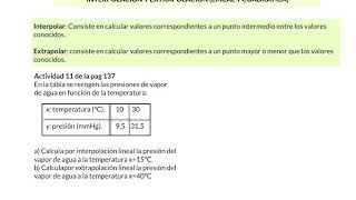 TUTORIALINTERPOLACIÓN Y EXTRAPOLACIÓN LINEAL Y CUADRÁTICA [upl. by Keir102]