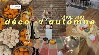 🍂 ACHATS DÉCO DAUTOMNE au Canada 🍂 ⎸ Journée shopping  Haul 2024 🧡 [upl. by Royden]