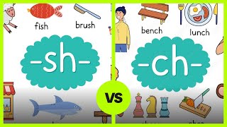 Digraphs  Lets Learn About the ch and sh Sounds [upl. by Naihtniroc]