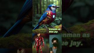 Superheroes but Blue Jay version sings simpapa polyubila avengers shorts marvel [upl. by Satterfield]