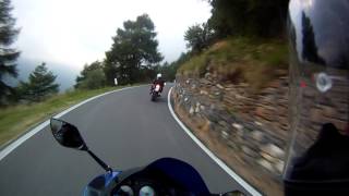 Gavia Pass mit dem Motorrad volle länge VFR800 Fireblade 2012 [upl. by Lipfert]