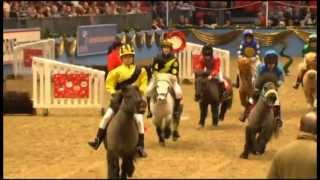 Olympia 2012 Shetland Pony Grand National 20th December Afternoon Performance [upl. by Nydia]