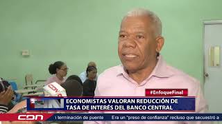 Economistas valoran reducción de tasa de interés del Banco Central [upl. by Toolis801]