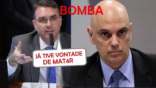 😱Flavio Bolsonaro diz Q teve vontade de M4T4R alguém e aperta o F0das3😱 [upl. by Truman]