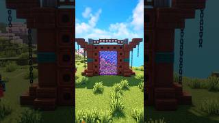 Build An Epic Minecraft Torii Gate Portal In Just 2 Min😎 [upl. by Gilroy]