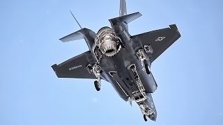 F35B Fighter Jet Training Flight • Vertical Landing [upl. by Udall190]