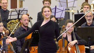 FIRST CLASSICAL CONCERT of 15yearold Karolina Protsenko  Mendelssohn Violin Concerto [upl. by Pournaras]