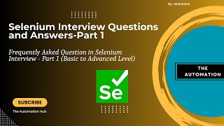 Selenium Interview Question and Answer For Beginner and Experienced  Part 1 Basic of Selenium [upl. by Ybocaj]