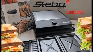 Unboxing Steba Premium Multi Snack Maker “3 in 1” SG 55 [upl. by Westlund]