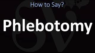 How to Pronounce Phlebotomy CORRECTLY [upl. by Atires]