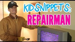 Kid Snippets quotRepairmanquot Imagined by Kids [upl. by Hamrnand]