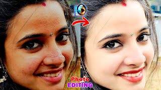 फोटो Editing सीखे Photoshop में – Photo Clean And Face Retouching  Photo Editing [upl. by Cristy]