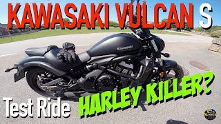 Kawasaki Vulcan S 650 Test Ride amp Review [upl. by Barolet772]