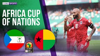 Equatorial Guinea vs GuineaBissau  AFCON 2023 HIGHLIGHTS  01182024  beIN SPORTS USA [upl. by Gnolb573]