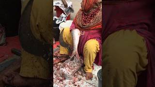 Fastest Big Mrigal Fish Cutting Skills Fish Market😱 shorts [upl. by Ahsinit]