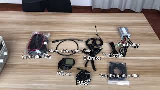 Electric Bicycle Conversion Kit Unboxing ebike ebikeaccessories [upl. by Nylanna602]