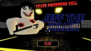 JEFF THE KILLER BARRYS PRISON RUN OBBY roblox scarryobby obby [upl. by Eaneg]