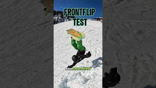 Mein erster Frontflip mit dem Board 🤩 snowboard flachau absolutpark [upl. by Gearhart]