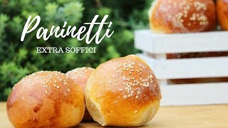 PANINETTI EXTRA SOFFICI  Ricetta sfiziosa per feste e buffet [upl. by Annahoj52]