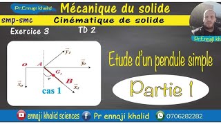 Cinématique du solide série 2 Ex3mécanique de solide [upl. by Blunt794]