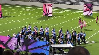 Midlothian high school marching band plays in the postgame after Panthers win 4128 [upl. by Sutphin]