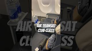 Air Transat Club Class Review  Airbus A330200  AGP to YUL airbus travel airplanes fly plane [upl. by Viddah]