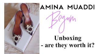 Amina Muaddi Begum Unboxing  Review  is it worth it the hype [upl. by Buckels]