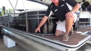 2015 Crest III 230 Pontoon Walkthrough For Sale at MarineMax Buford [upl. by Frolick765]