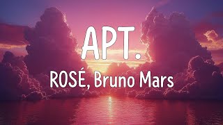 ROSÉ Bruno Mars  APT Mix Lyrics  Lady Gaga Loving Caliber Bruno Mars Lyrics [upl. by Muncey]