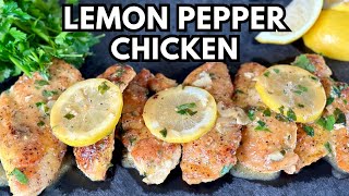 Delicious Juicy Lemon Pepper Chicken Recipe  A Must Try [upl. by Linis]