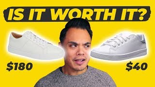 BEST White Leather Sneakers Is it worth it to spend more GREATS Royale review • Effortless Gent [upl. by Anerahs480]