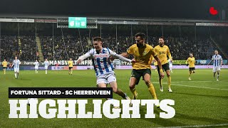 ⚔️ Een laat gelijkspel in Sittard  Highlights Fortuna Sittard  sc Heerenveen [upl. by Ahsemo509]