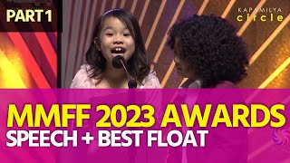 MMFF 2023 Awards Night  Speech  Best Float winner [upl. by Nathaniel]