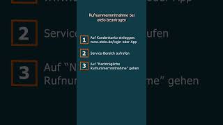 Behalte Deine Nummer bei otelo Beantragung der Rufnummernmitnahme [upl. by Azeret]
