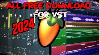 Fl Studio Pc Free Project  Fl studio Mobile Free Project  All VST Plugin Free Download 2024 [upl. by Arihk]