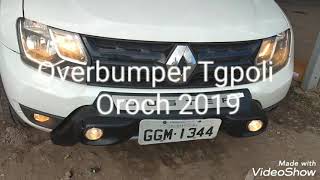 Overbumper Para Renault Duster e Oroch Com Faróis de Milhas Kit Aventura [upl. by Gallager]